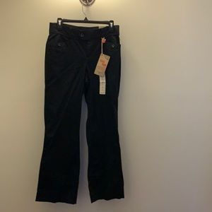 Dockers Women Black Khaki  Pants‎ NWT 4S/4P